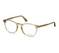 TOM FORD Unisex TOM FORD FT5401 045 Montature da vista Acetato Marrone Rotonda Normale