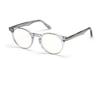Tom Ford FT5557-B 020, Trasparente, Plastic, Unisex occhiali 48