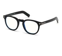 Tom Ford FT5629-B 001, Nero, Acetate, Uomini occhiali 48