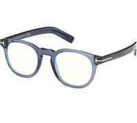 Tom Ford FT5629-B 090, Blu, Acetate, Uomini occhiali 48