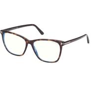 TOM FORD Donna TOM FORD FT5762-B 052 Montature da vista Acetato Havana Squadrata Normale