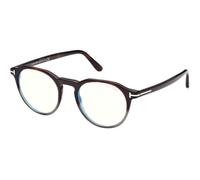 Tom Ford FT5833-B 056, Avana, Acetate, Uomini occhiali 49
