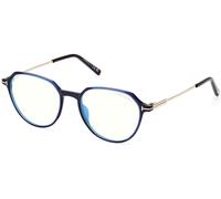 Tom Ford FT5875-B 090, Nero, Plastic, Uomini occhiali 52