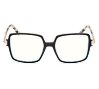 Tom Ford Ft5915-b Blue Block Occhiali Da Vista Donna Nero Geometrico