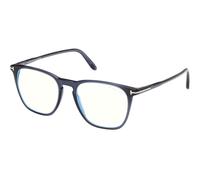 Tom Ford FT5937-B 090, Blu, Plastic, Uomini occhiali 52
