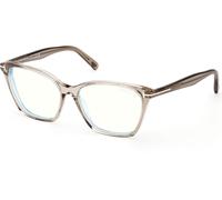 Tom Ford FT5949-B 045, Marrone, Plastic, Donne occhiali 56