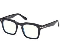 TOM FORD Uomo TOM FORD FT6025-B 001 Montature da vista Acetato Nero Squadrata Normale