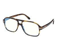 Tom Ford FT6058-B 056, Avana, Plastic, Uomini occhiali 58