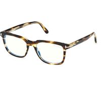 Tom Ford FT6080-B 055, Avana, Plastic, Uomini occhiali 55