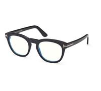 Tom Ford Ft6081-b Blue B Lock Occhiali Da Vista Unisex Nero Geometrico