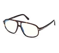 Tom Ford FT6082-B 052, Avana, Plastic, Uomini occhiali 57