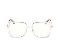 Tom Ford Ft6098-b Blue Block Eyeglasses Donna Acciaio Farfalla