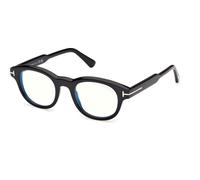 TOM FORD Uomo TOM FORD FT6121-B 001 Montature da vista Acetato Nero Rotonda Normale