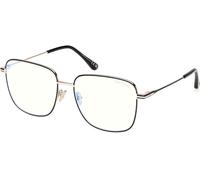 TOM FORD Donna TOM FORD FT6136-B 001 Montature da vista Metallo Nero Squadrata Normale