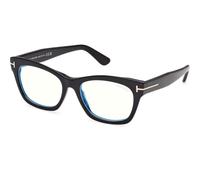 Tom Ford FT6173-B 001, Nero, Plastic, Donne occhiali 53