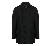 Tom Ford - Giacca in Poliestere con Dettagli in Pelle - - Jackets - Uomo - Nero - M