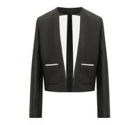 Tom Ford - Giacca Spencer in Lana e Seta Radzimir con Dettagli a Contrasto - - Jackets - Donna - Nero - M