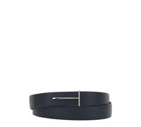 Tom Ford - Grain Leather Slim T Reversible Belt - - Accessories - Uomo - Blu - 100 CM