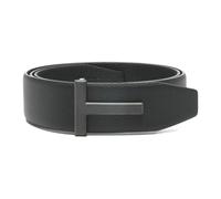 Tom Ford - Grain Leather T Icon Belt - - Accessories - Uomo - Nero - 110 CM