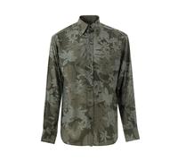 Tom Ford Green Lyocell Pattern Shirt - 38