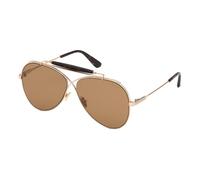 Tom Ford Holden Ft 0818 Occhiali Da Sole Unisex Acciaio Pilot Marrone 60mm
