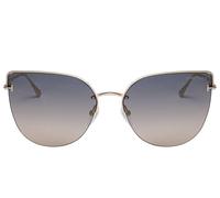 Tom Ford Ingrid-02 Ft 0652 Occhiali Da Sole Donna Acciaio Cat-eye Grigio 60mm