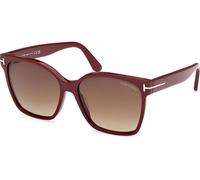Tom Ford Iris 02 FT1312 69F, Rosso, Plastic, Donne occhiali da sole 56