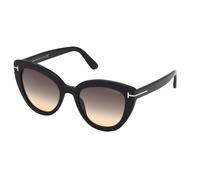 Tom Ford Izzi Ft 0845 Occhiali Da Sole Donna Nero Cat-eye Grigio 53mm