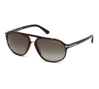 Tom Ford Jacob FT0447 52B, Avana, Plastic, Uomini occhiali da sole 60