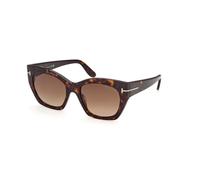 Tom Ford Joni-02 Ft 1422 Occhiali Da Sole Donna Avana Squadrato Marrone 54mm