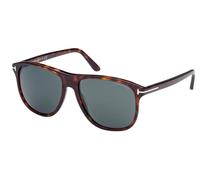 Tom Ford Joni Ft 0905 Occhiali Da Sole Uomo Avana Geometrico Blu 56mm
