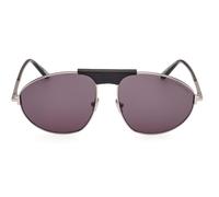 Tom Ford Ken Ft 1095 Occhiali Da Sole Unisex Argento Pilot Grigio 60mm