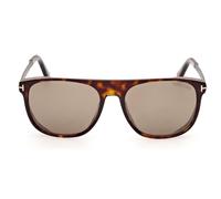 Tom Ford Lionel-02 Ft 1105 Occhiali Da Sole Uomo Avana Squadrato Marrone 55mm
