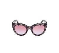 Tom Ford Lucilla Ft 1063 Occhiali Da Sole Donna Avana Cat-eye Viola 51mm