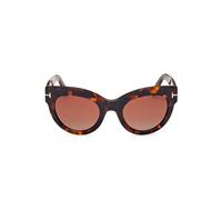 Tom Ford Lucilla Ft 1063 Occhiali Da Sole Donna Marrone Cat-eye Rosso 51mm