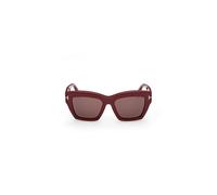 Tom Ford Luna Ft1191 Occhiali Da Sole Unisex Rosso Farfalla Rosso 52mm