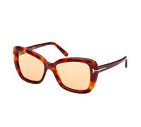 Tom Ford Maeve Ft 1008 Occhiali Da Sole Donna Avana Farfalla Marrone 55mm