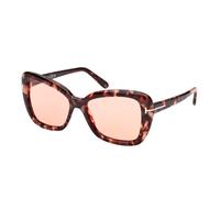 Tom Ford Maeve Ft 1008 Occhiali Da Sole Donna Avana Farfalla Rosa 55mm