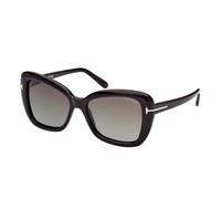 Tom Ford Maeve Ft 1008 Occhiali Da Sole Donna Nero Farfalla Grigio 55mm