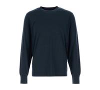 Tom Ford - Maglia Girocollo Manica Lunga Cotone Lyocell - - Knitwear - Uomo - Blu - L