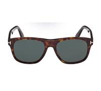 Tom Ford Marlon-02 Ft1284 Occhiali Da Sole Unisex Avana Squadrato Verde 55mm