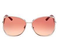 Tom Ford Marta Ft 1091 Occhiali Da Sole Donna Rosa Rotondo Rosso 62mm