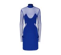 Tom Ford - Miniabito Blu Cobalto con Pannelli in Mesh - - Dresses - Donna - Blu - S