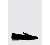 TOM FORD Mocassini in velluto nero con fiocco e punta affusolata 45 Nero