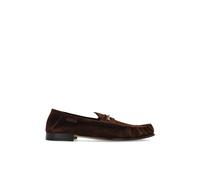 Tom Ford - Mocassino Ripley con Doppia T in Camoscio - - Shoes - Uomo - Marrone - 41 EU