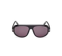 Tom Ford Occhiali da Sole BLAKE-02 FT 1102 SHINY BLACK/GREY 59/16/140 unisex