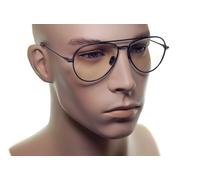 TOM FORD Occhiali Da Sole Blu FT5800 001 56mm Uomo Grande Metallo PILOT Nero