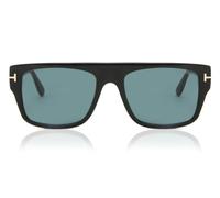 TOM FORD Uomo TOM FORD FT0907 DUNNING-02 01V Occhiali da sole Acetato Nero Blu Squadrata Normale