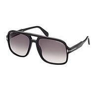 Tom Ford Occhiali da Sole FALCONER-02 FT0884 SHINY BLACK/GREY SHADED 60/18/140 unisex