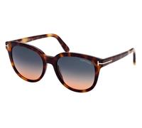 Tom Ford Olivia -02 Ft 0914 Occhiali Da Sole Donna Avana Geometrico Verde 54mm
